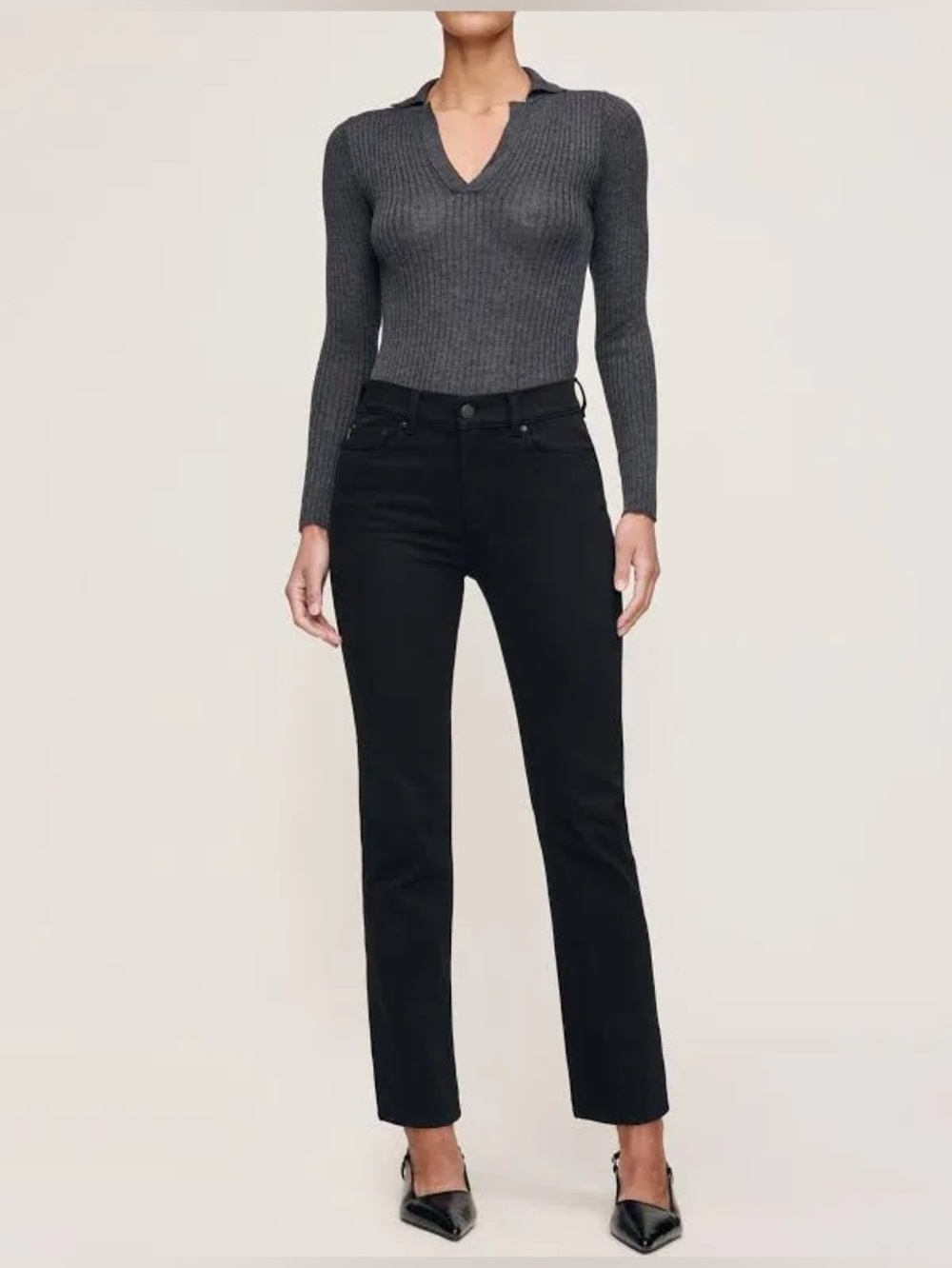 DL1961 Women's Mara Straight Mid Rise Instasculpt Ankle Jeans - NWOT